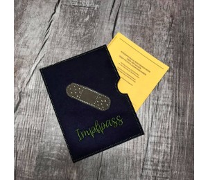 Stickserie - ITH Impfpasshülle in 2 Größen & je 2 Varianten